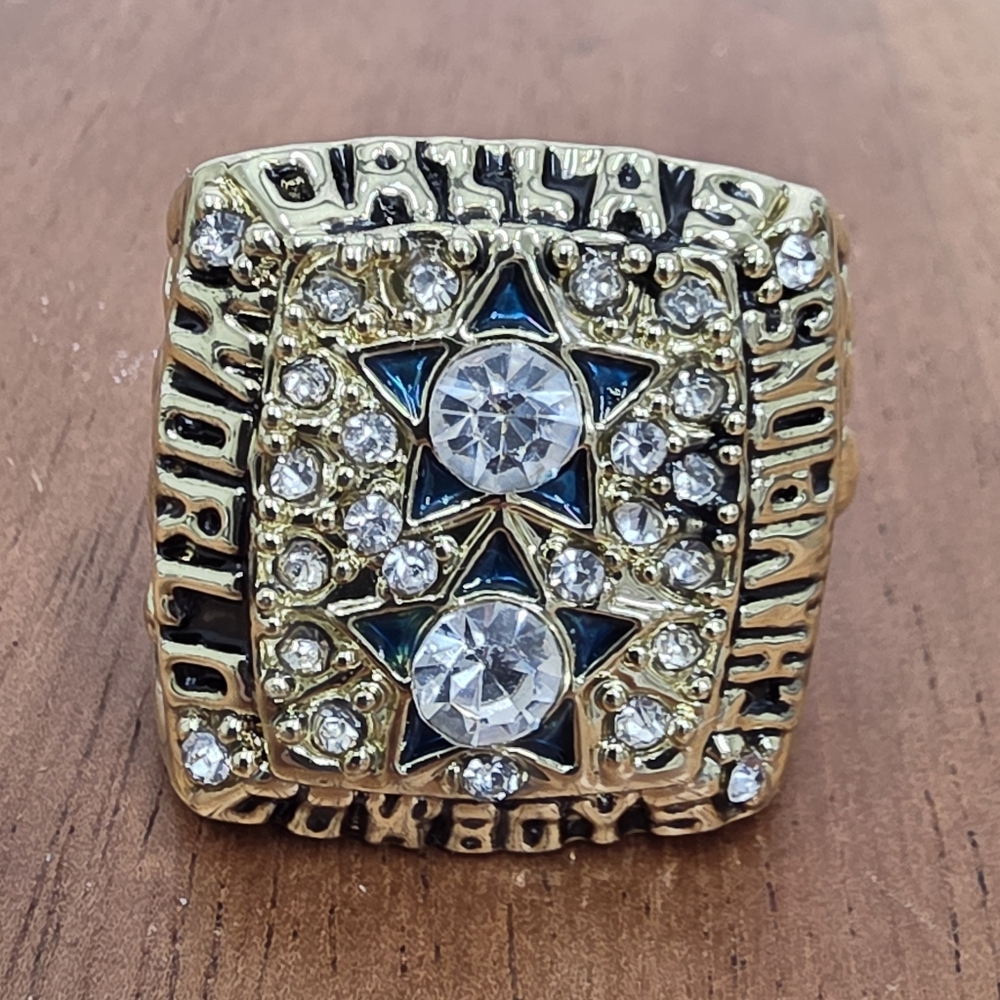 Dallas Coboys Championship Ring 1977 Men's 11 Fan Edituon‎ Martin Gold